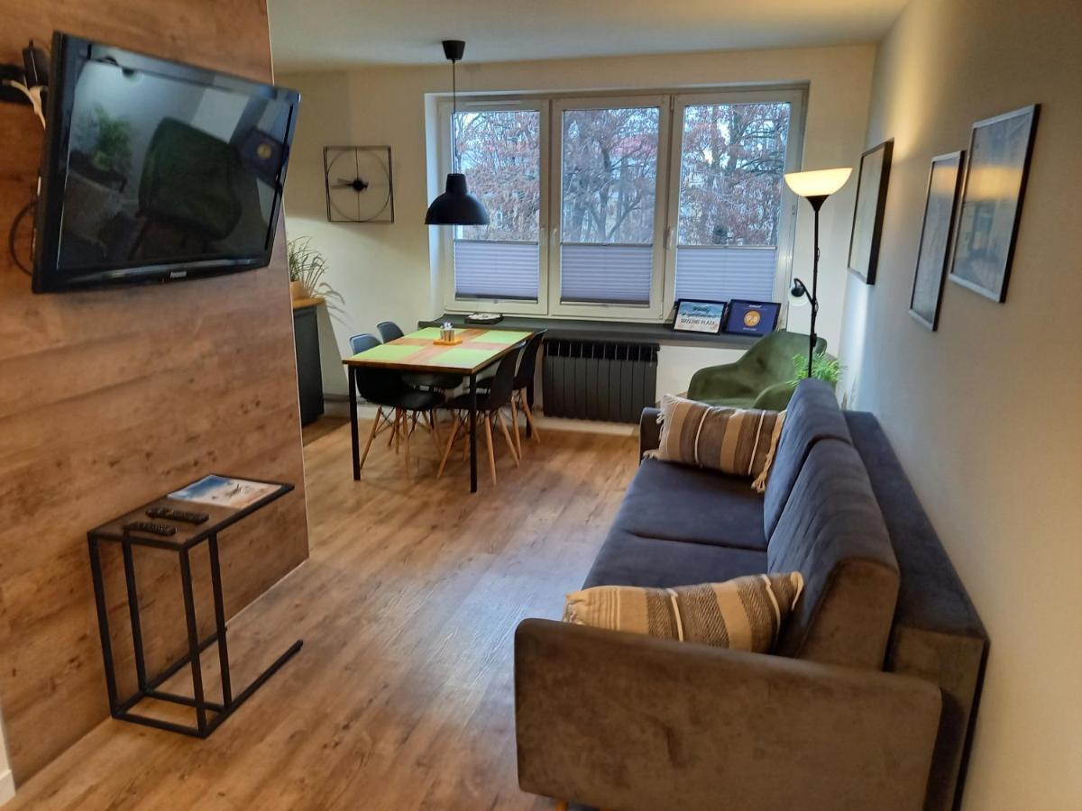 Brzezno Plaza Apartment Gdansk Bagian luar foto